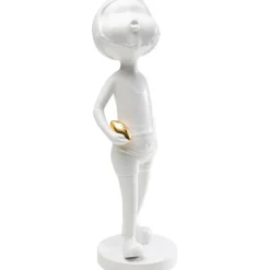 Figurine décorative Ball Girl blanc 41cm>KARE Design Best