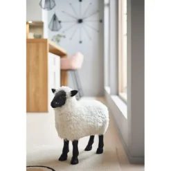 Figurine décorative Bathilde blanc 48cm><noscript><img width=