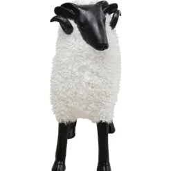 Figurine décorative Bathilde Ram blanc 78cm><noscript><img width=
