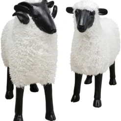 Figurine décorative Bathilde Ram blanc 78cm><noscript><img width=