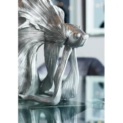 Figurine décorative Betta Fish argenté petit>KARE Design Hot