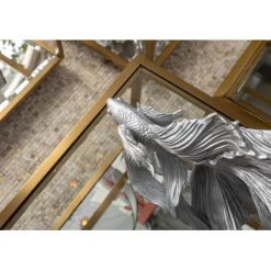 Figurine décorative Betta Fish argenté petit><noscript><img width=