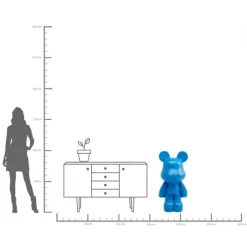 Figurine décorative Blue Bear 101cm><noscript><img width=