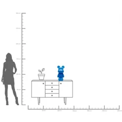 Figurine décorative Blue Bear 51cm><noscript><img width=