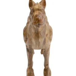 Figurine décorative Bulldog Wood 70x78cm><noscript><img width=
