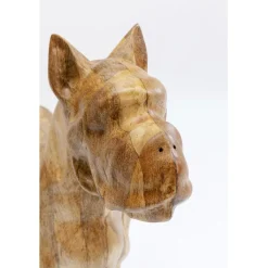 Figurine décorative Bulldog Wood 70x78cm><noscript><img width=