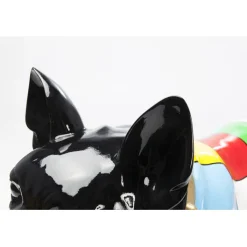 Figurine décorative Bulldog colore><noscript><img width=