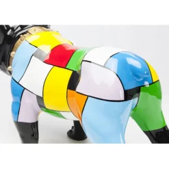 Figurine décorative Bulldog colore><noscript><img width=