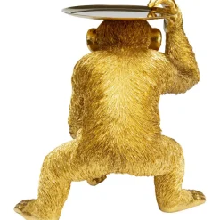 Figurine décorative Butler Playing Chimp doré 52cm><noscript><img width=