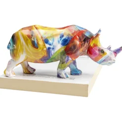 Figurine décorative Colored Rhino 17cm><noscript><img width=