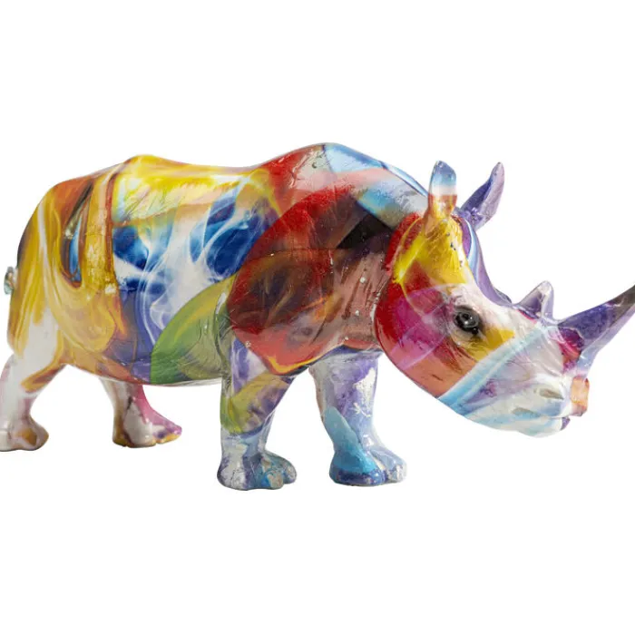 Figurine décorative Colored Rhino 17cm>KARE Design Clearance