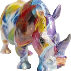 Figurine décorative Colored Rhino 17cm><noscript><img width=