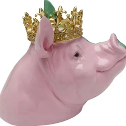 Figurine décorative Crowned Pig 28cm><noscript><img width=