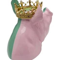 Figurine décorative Crowned Pig 28cm><noscript><img width=