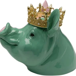 Figurine décorative Crowned Pig 28cm><noscript><img width=