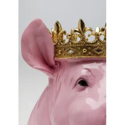 Figurine décorative Crowned Pig 28cm><noscript><img width=