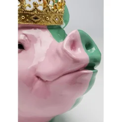 Figurine décorative Crowned Pig 28cm><noscript><img width=