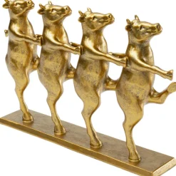 Figurine décorative Dancing Cows doré 40cm>KARE Design Sale