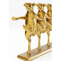 Figurine décorative Dancing Cows doré 40cm><noscript><img width=