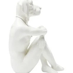 Figurine décorative Dog Marc blanc><noscript><img width=