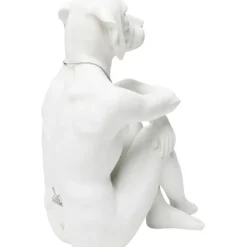 Figurine décorative Dog Marc blanc><noscript><img width=