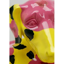 Figurine décorative Dog Marc jaune 80cm><noscript><img width=