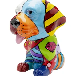 Figurine décorative Dog Patchwork 35cm><noscript><img width=