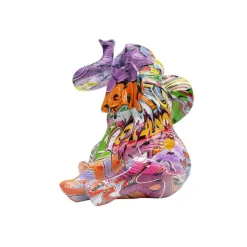 Figurine Décorative Elefant Zirkus Graffiti(2/Set)>KARE Design Sale