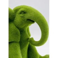 Figurine décorative Elephant Flock vert 18cm><noscript><img width=