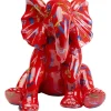 Figurine décorative Elephant Dots rouge 18cm>KARE Design Sale