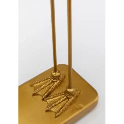Figurine décorative Flamingo Love doré 39cm><noscript><img width=