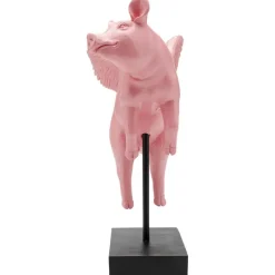 Figurine décorative Flying Pig Rose 29cm><noscript><img width=