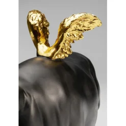 Figurine décorative Flying  Pig noir 11cm><noscript><img width=