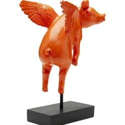 Figurine décorative Flying Pig Orange 29cm><noscript><img width=