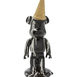 Figurine décorative Gelato Bear noir 40cm>KARE Design Best