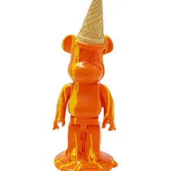 Figurine décorative Gelato Bear orange 40cm>KARE Design