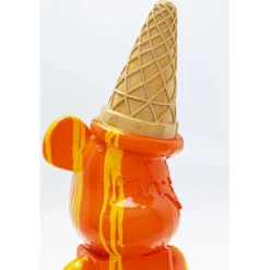 Figurine décorative Gelato Bear orange 40cm><noscript><img width=