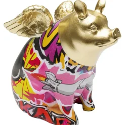 Figurine décorative Graffiti Flying Pig 16cm>KARE Design Clearance