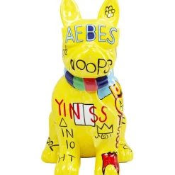 Figurine décorative Graffiti Dog jaune 122cm>KARE Design Best