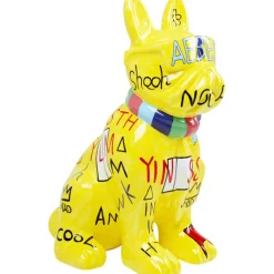 Figurine décorative Graffiti Dog jaune 122cm>KARE Design Best