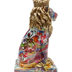 Figurine décorative Graffiti King Lion 29cm><noscript><img width=