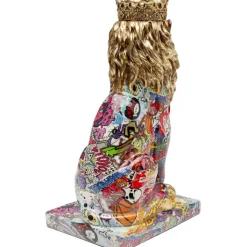 Figurine décorative Graffiti King Lion 29cm><noscript><img width=