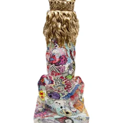Figurine décorative Graffiti King Lion 29cm><noscript><img width=