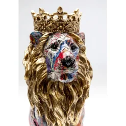 Figurine décorative Graffiti King Lion 29cm><noscript><img width=
