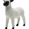 Figurine décorative Happy Sheep Wool blanc 28cm>KARE Design Sale