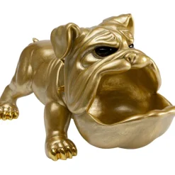Figurine décorative Hungry Dog doré 37cm><noscript><img width=