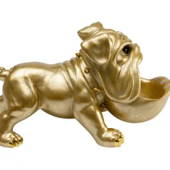 Figurine décorative Hungry Dog doré 37cm><noscript><img width=