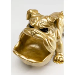 Figurine décorative Hungry Dog doré 37cm><noscript><img width=
