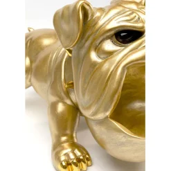 Figurine décorative Hungry Dog doré 37cm><noscript><img width=