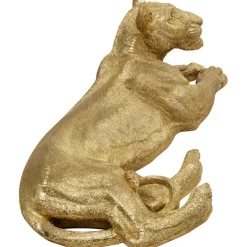 Figurine décorative Lion doré 113cm><noscript><img width=